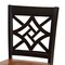 Baxton Studio Nicolette Modern and Contemporary Two-Tone Dark Brown and Walnut Brown Finished Wood 5-Piece Pub Set 176-11425-9776-Zoro - alternate 4